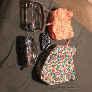 Lot of great condition Vera Bradley Travel bags